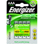 ENERGIZER PILA RECARGABLE POWER PLUS AAA 4-PACK E300626600